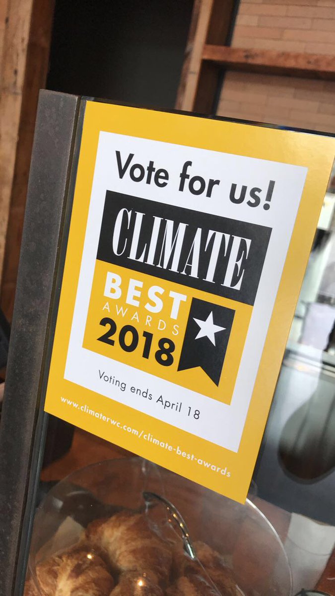 We are nominated for a Climate Magazine Best Award 2018 for "Best Wine Selection" and "Best Dining for Families". Please, vote for us now!!! 
climaterwc.com/climate-best-a…
Voting ends April 18.