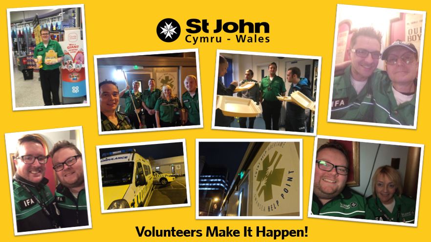 SJACWestGlam's tweet photo. Thank you to each and every volunteer who made last week happen, weather you were in Cardiff or Swansea over the weekend, just remember - you made it happen!

Happy Easter Everybody!

#MySJADay #SJCW100 #VolunteersMakeItHappen https://t.co/556uFgKAF6