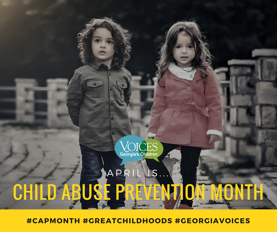 GeorgiaVoices's tweet photo. April is Child Abuse Prevention Month. Let's make #greatchildhoods happen. #CAPMonth #childabuseprevention #CAPMonth https://t.co/vsS0Xqo4KG