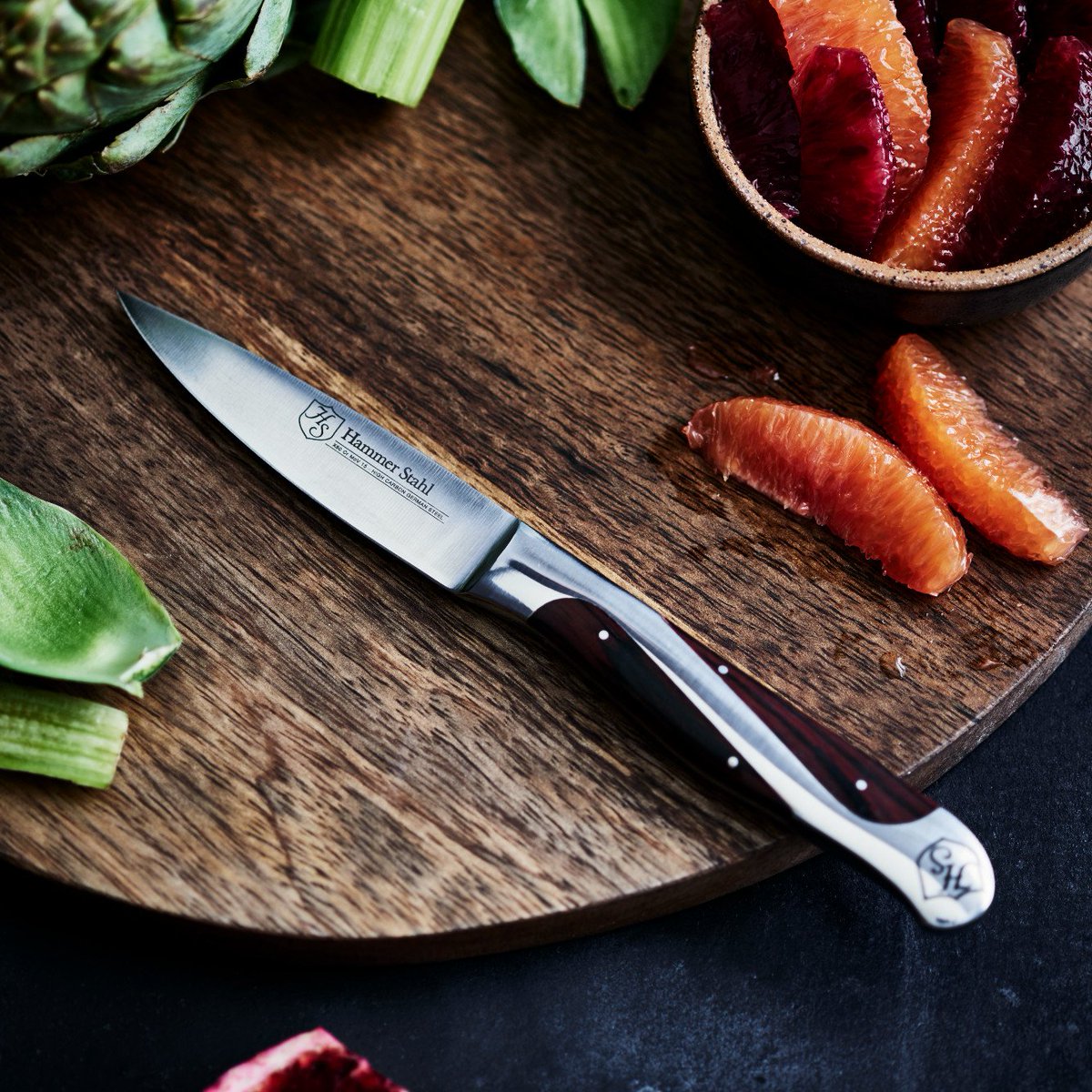 The 3.5" Paring Knife is April's Knife of the Month! You can grab it now at 50% off. Offer ends April 30th or while supplies last! hammerstahl.com/3-5-paring-kni…