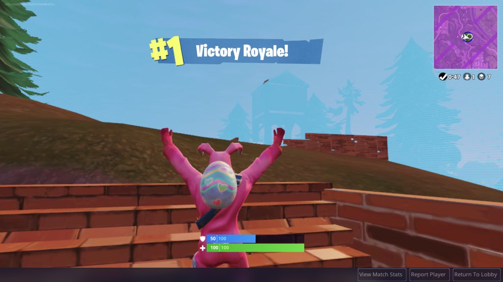 Callen1314's tweet photo. Won my first game on @FortniteGame mobile! https://t.co/40MShLNWdt