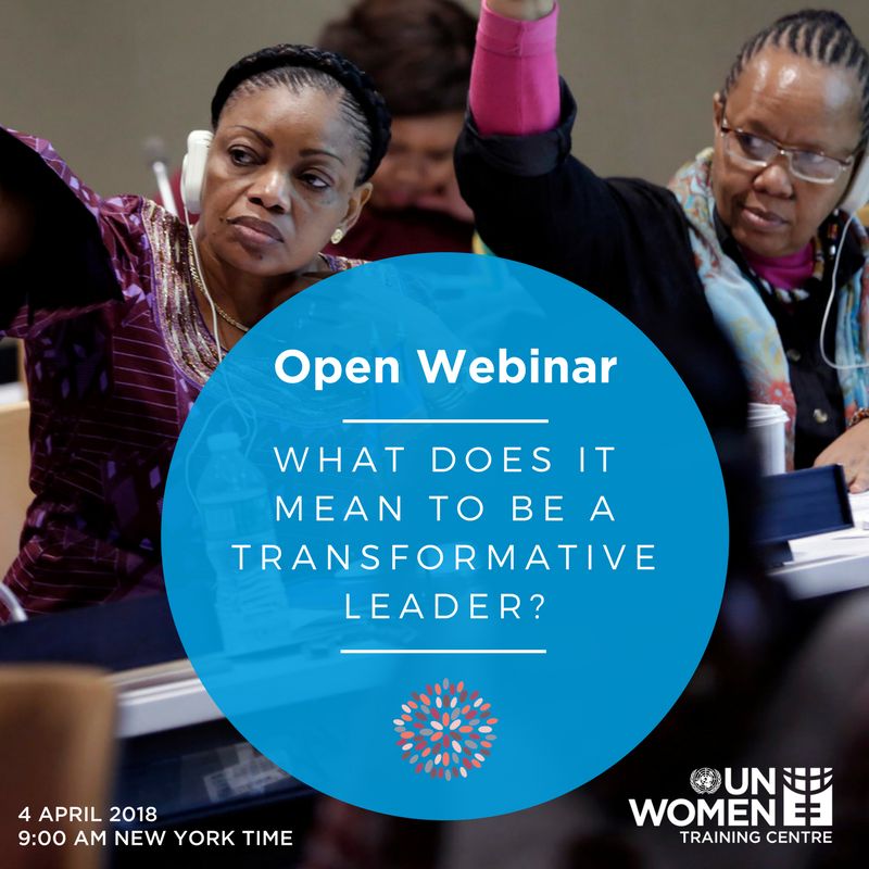 UN_Women's tweet photo. The UN Women Training Centre is pleased to invite you to this open access webinar on the concept of Transformative Leadership. 

💻 Register here: https://t.co/PwMdN7QvTX #unwomenTC 

📷 Ryan Brown https://t.co/9fwVQZ7w2y