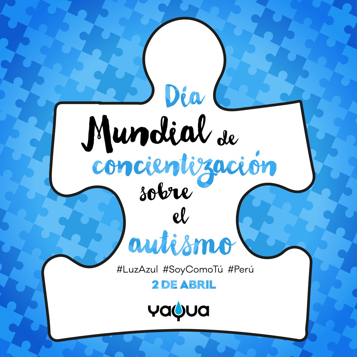 Nos unimos al saludo por el Día Mundial de Concientización sobre el #Autismo, resaltando la necesidad de conocer, entender y mejorar las condiciones de vida de casi 5 mil personas autistas en nuestro país.🤗