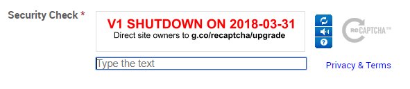 stephkline's tweet photo. @embyapp in creating a new account, your license for "recaptcha" has gone out of date as of 3/31/18.  Let me know when it's fixed and I'll sign up.  Otherwise, I'll be checking out @plex . Please hurry! https://t.co/WrXEzZegTd