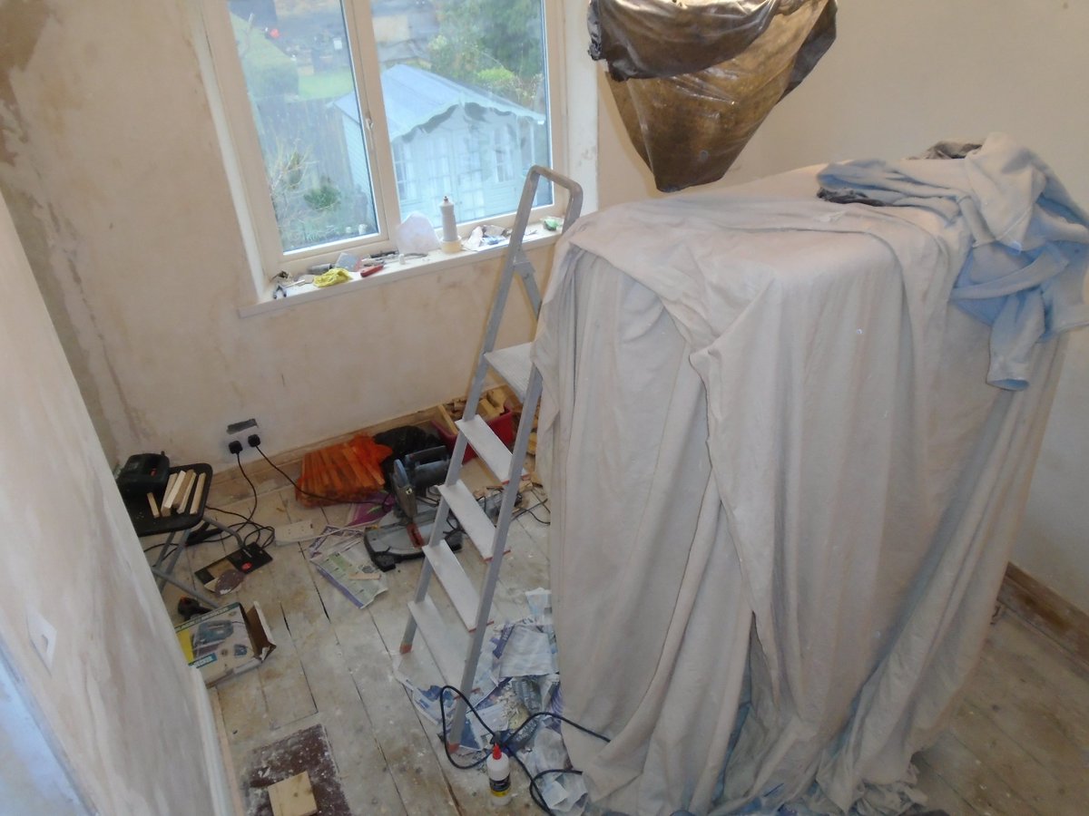 I feel I should offer a prize for anyone who correctly guesses the number of power tools currently in use in my craft studio. But I've lost count myself! #diy