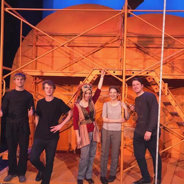 esportswlu's tweet photo. #wluesports takes on James and the Giant Peach! Come support our thespian-athletes tonight at 7:30pm in the Keller Theatre! 😊🍑🎭#jamesandthegiantpeach #theatre #acting #tb https://t.co/IoSblQIG7a