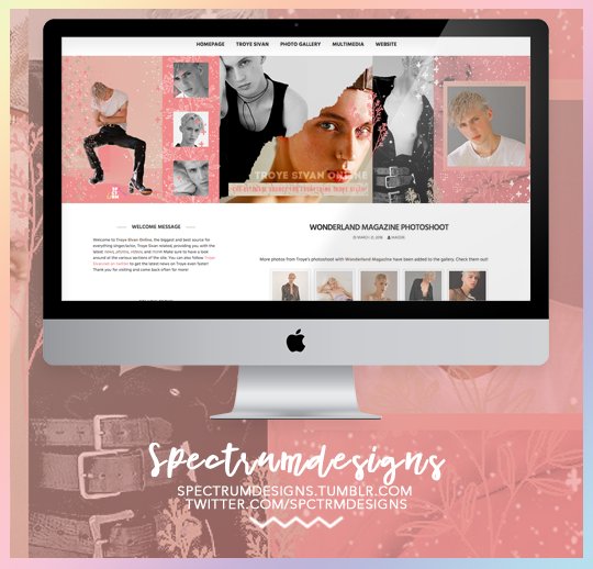 SpctrmDesigns's tweet photo. HEADER REQUEST FOR #TROYESIVAN .NET  // orders are open https://t.co/68zEWWrPlZ