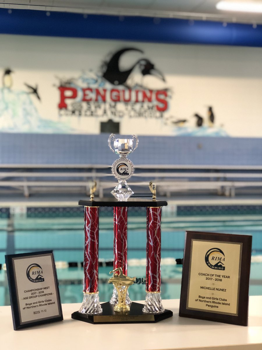 SwimPenguins's tweet photo. Congrats Penguins on the second place overall finish at RIMA Championship! Also Congrats to the 11 &amp; 12 Boys for taking the title of 11 &amp; 12 Age Group Champions! https://t.co/pRmQkzpsB3