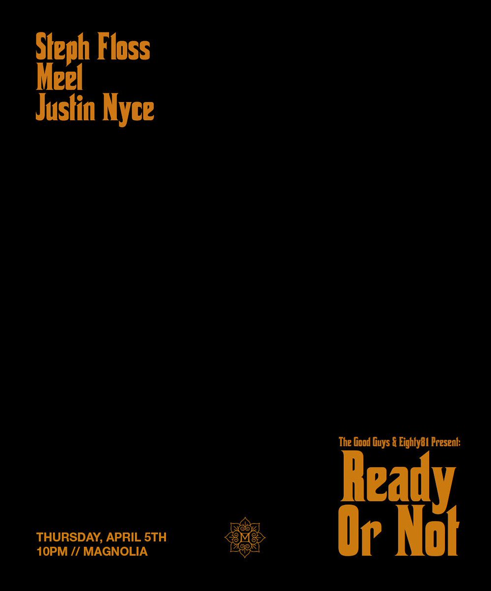 djstephfloss's tweet photo. Thursday...we start something new! And it's for EVERYBODY! #ReadyOrNotCLE at @MagnoliaFlats https://t.co/EyuzKHiUqv