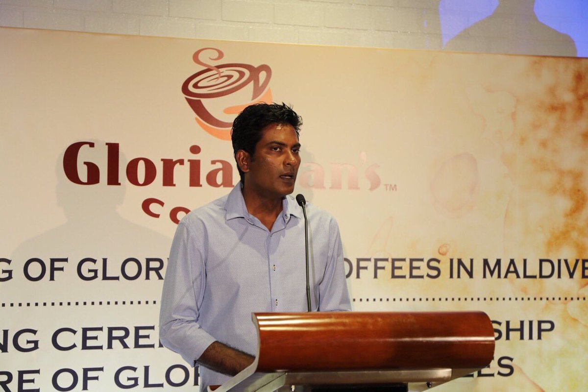 FaZuLRaShYd's tweet photo. First Lady Madam Fathimath Ibrahim officially opens Gloria Jean’s Coffee franchise in Rasfannu Beach Pavilion developed by MWSC in collaboration with MHI. Thanku HEPY for the opportunity. https://t.co/HQeAX6ukD4