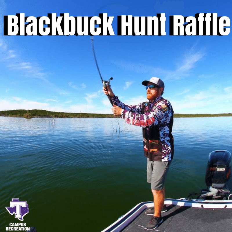 TarletonRec's tweet photo. The Bass Club is selling raffle tickets at $20 each for a guided blackbuck hunt in Throckmorton, Texas!
All expenses will be paid and the winner will select the date of the hunt! @TSUBassClub https://t.co/3NYNwDTObZ