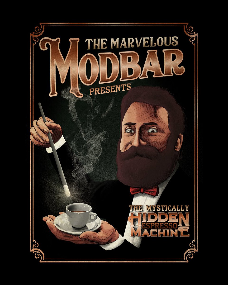 modbar's tweet photo. Our next feat of daring: The Mystically Hidden Espresso Machine 
--
The latest in Modbar magic will be revealed April 10.
 
#espressomagic https://t.co/7r3NLR4ssm