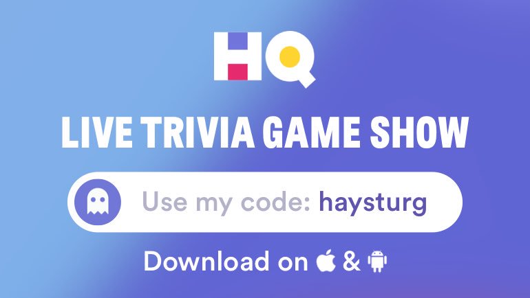 haley_sturgeon's tweet photo. I’m playing a game called @hqtrivia! You should play too. Use my code ‘haysturg’ to sign up https://t.co/MeRxpbdaBE https://t.co/PtKNHe4yaV
