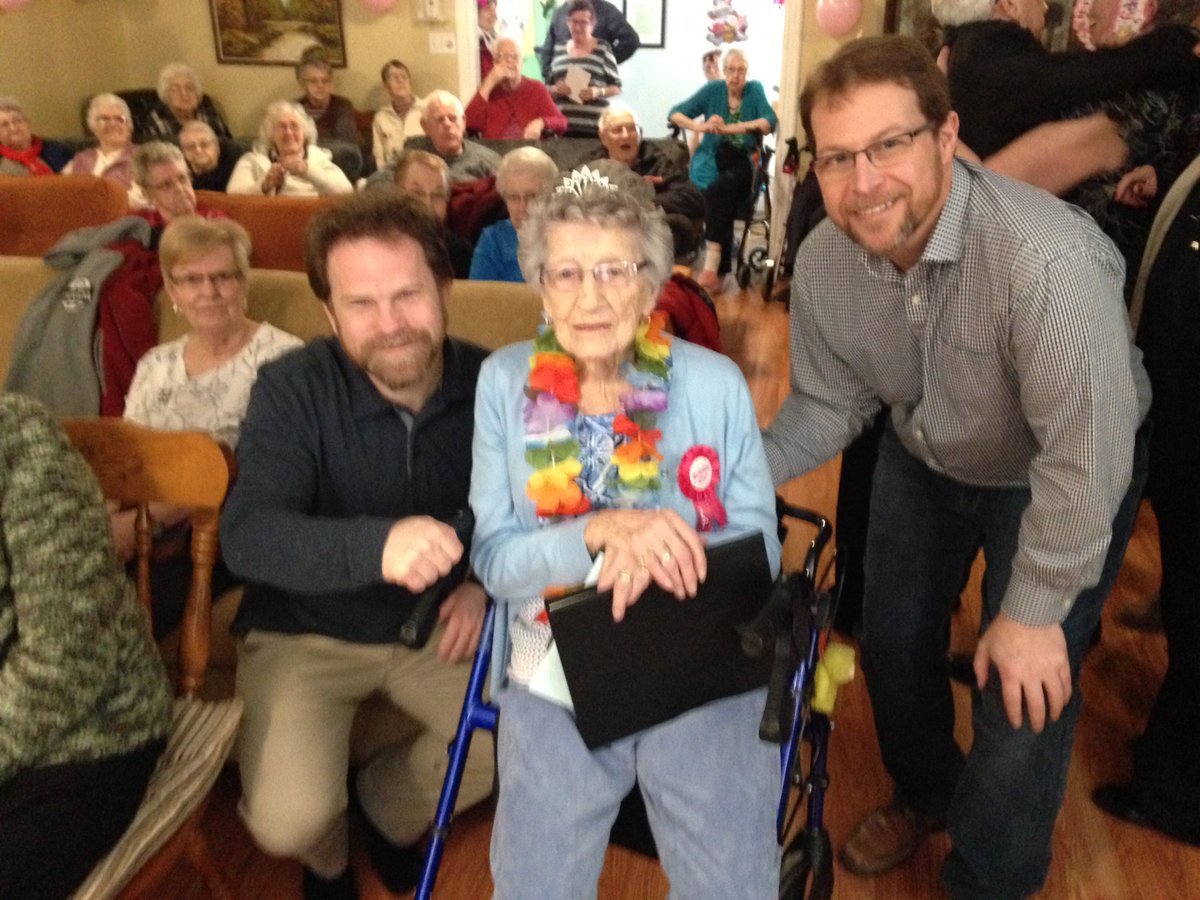 cnvas1's tweet photo. Greetings to Teresa Goodyear of Golden Years Estate in GFW f#on her 100th birthday!!! Someone send this to CNC please? https://t.co/Jbzytvvuko