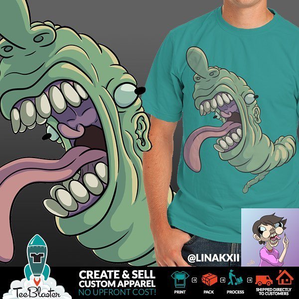 StoreFrontier's tweet photo. Support artists local and otherwise. We’re excited right alongside @linakxii about this first ever TeeBlast! Follow and be sure to snag “Noodle Boiz” featuring a freaky noodle worm growing out of your stomach! #lowbrow #lowbrowart #lowbrowartist #weirdar… https://t.co/wtcjO5gZYb https://t.co/5Fs0E9hXCO