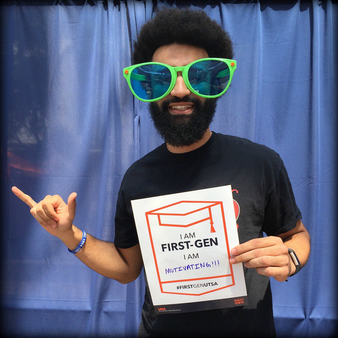 UTSAFutureRR's tweet image. Did you know that 45% of our students will be the first in their families to earn a college degree? We're proud to be hosting a weeklong First-Gen Fest to celebrate. #UTSA #FirstGenUTSA #FirstGenPride #FirstGenOrgullo #FirstGenRunners #CelebrateFirstGen