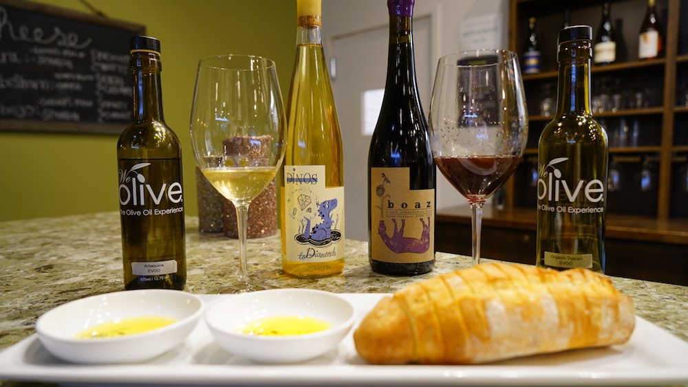 SLmag's tweet photo. The 2016 #RuthLewandowski Dry Riesling “Dinos to Diamonds” is well paired with Arbequina Extra Virgin Olive Oil from @WeOliveSLC. Find out why here: https://t.co/YZ4DtTQ2hI #slc #winepairing #oliveoil #recipe https://t.co/BQEYUG3AAJ