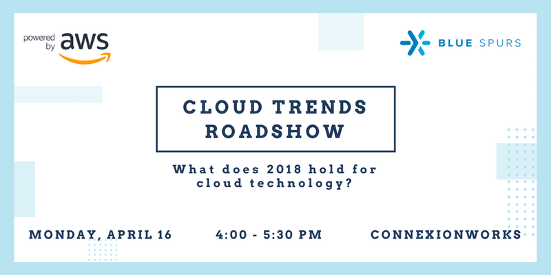 ConnexionWorks's tweet photo. Cloud Trends Roadshow April 16th at 4pm! 
https://t.co/lJuhfTlF7v https://t.co/JovmGWegLs