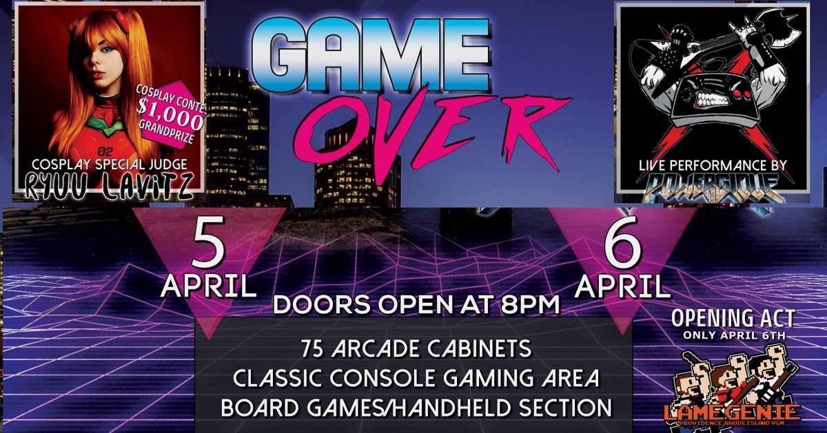 GameOverBoston's tweet image. CosPlay Event! Come see our contestants dressed to impress the crowd! Many of your favorites will be competing. See Incredible CosPlayers in all their glory...Enjoy Classic Arcades, Live Music &amp;amp; Two Stocked Bars. For tickets to to Thursday or Friday visit bit.ly/GameOverEventM…