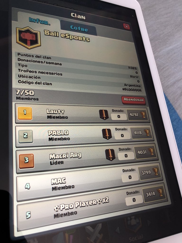 A petición de muchos...
Lanzamos el clan de ladder!
Únete y te haremos las pruebas para el team.🇦🇷🔥