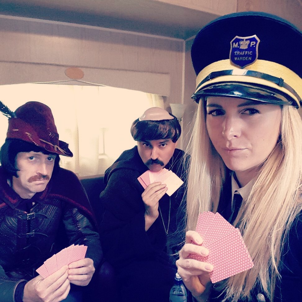 mirandahennessy's tweet photo. Robin Hood, Friar Tuck and a Traffic Warden walk into a bar ... #DaveAllenAtPeace tonight at 9pm on BBC TWO! This is his sketch team from the 70s. Embarrassing photos to follow shortly... https://t.co/9HtYluRvH9