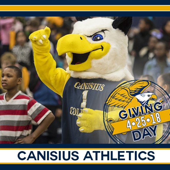 GoGriffs's tweet photo. We’re excited to participate in the 2018 Canisius Giving Day! We’re less than a month away. Make sure you stay tuned to our athletic accounts as we release giving day information throughout the month of April. Read the full release here: https://t.co/0xFXcuihFw https://t.co/k97740huXo