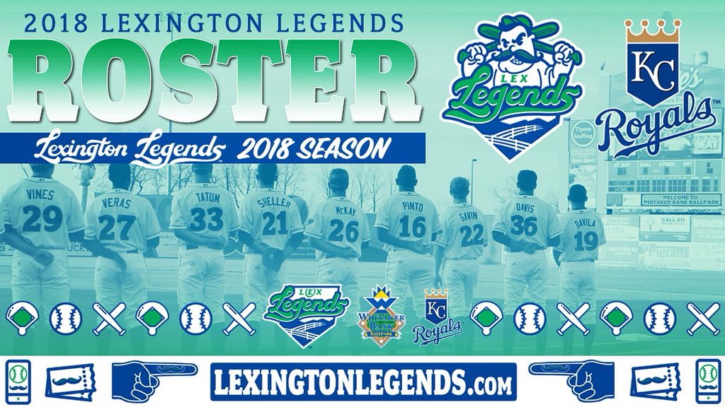 GoLexLegends's tweet photo. 🚨 THIS JUST IN! 🚨 

Our 2018 #OpeningDay roster is set. 🔜⚾️🎉

4️⃣ of the top 5️⃣ prospects from the @Royals organization will begin their season in Lex. 👑💪

📖 READ MORE: https://t.co/gXO8aCgFbi
🎟 BUY TICKETS: https://t.co/uR5Suc15w5

👨‍👩‍👧‍👦 #FamilyTimeisOurGame https://t.co/DGMPzQKK3Y