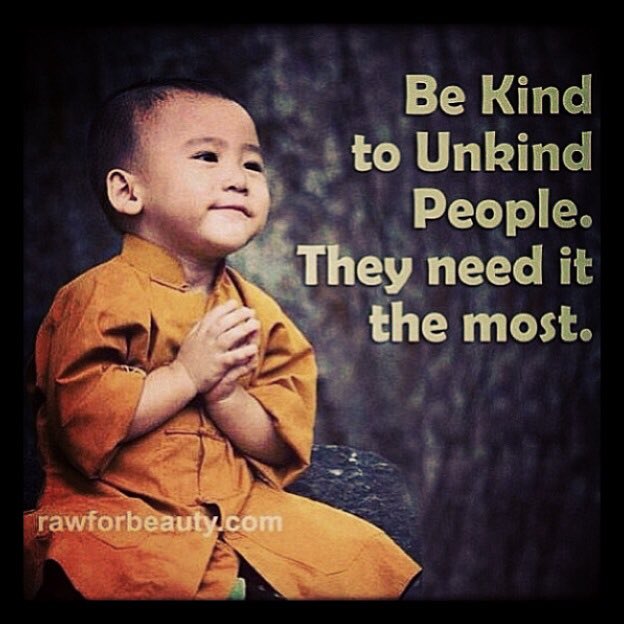 StaciaRR's tweet image. Be Kind to Unkind People. 
They need it the most. 
#MondayMotivation