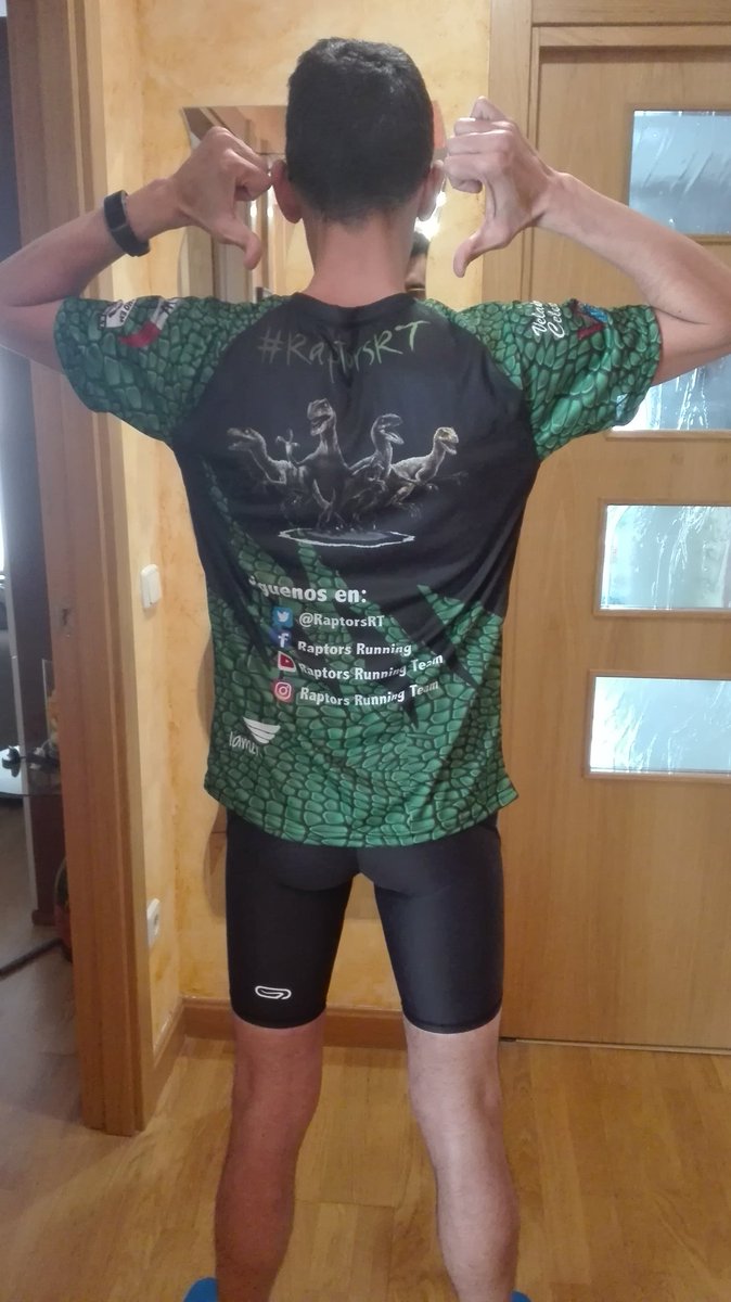 JCar47's tweet photo. Recibiendo mi #PielRaptor emocionado no pude contenerme y rompí mi reposo para hacer 4km con el #PoderRaptor Gracias por nombrarme 1er #EmbajadorRaptorEspaña @bastidalex https://t.co/zWNmCBhro3