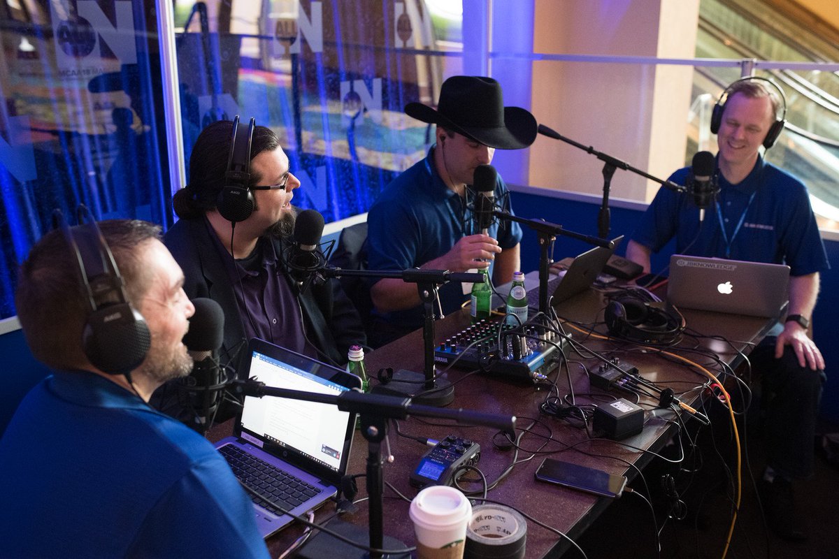 NickAEsp's tweet photo. Just got this pic from #MCAKC! Many thanks again to @JBKnowledge @TheConTechCrew @IronmanOfIT @JamesMBenham for a great interview to @MCAAGeek for a great #MCAA18! #Cybersecurity #Construction #BIM https://t.co/YvIwGoixPi