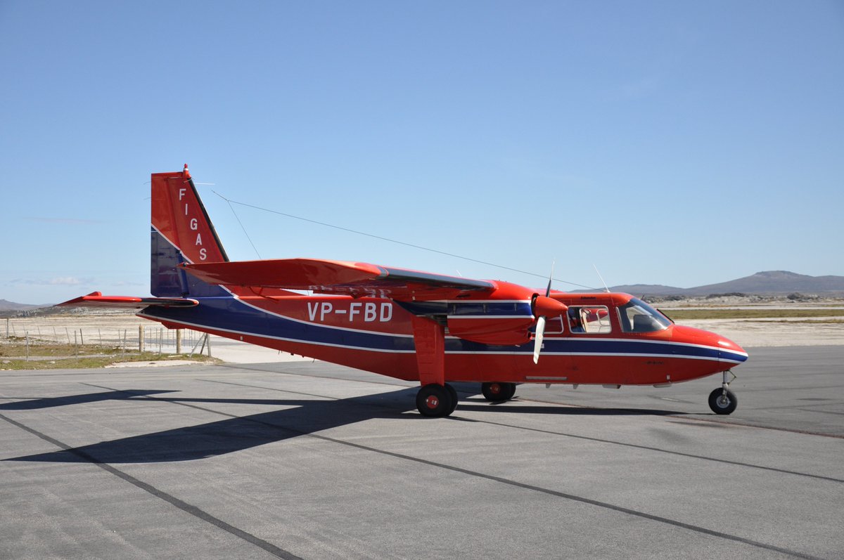 AirDestinations's tweet photo. @AINonline has published our Editor's news story on @FalklandsGov airline FIGAS upgrading the avionics in its five @BrittenNorman BN2B-26 Islanders and discusses briefly FIGAS' potential future fleet plans. The photo is © Britten Norman/FIGAS. https://t.co/XPtxC1G7nK https://t.co/KSSa13Aqy3