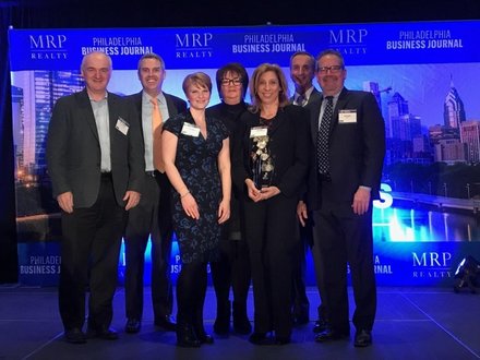KatMoor911's tweet photo. .@vertexinc KoP HQ project was recently honored by @PHLBizJournal as one of the best real estate deals of 2017! https://t.co/BVSZL1CL1p https://t.co/R9oizM6jji