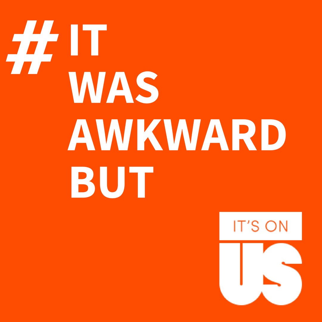 _helloimalexv's tweet image. Dear followers, 

In honor of #SAAM and the @ItsOnUs #SpringWeekOfAction, tomorrow will be an all-out push to collect active bystander stories with #ItWasAwkwardBut (example below) for our inaugural Greek Day of Action. 

Make sure to share your stories online 👇👇👇