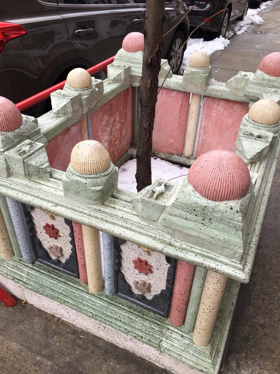 the "bollywood" (East 4th street near B : there are two of them and they are color coordinated with the building!)