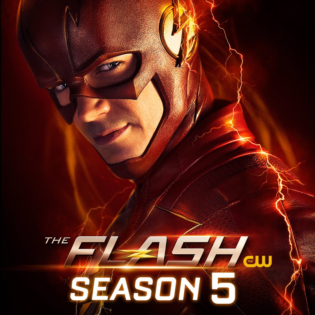 CW_TheFlash's tweet photo. There's no catching him now. #TheFlash is renewed for Season 5 on The CW! https://t.co/LO2OSjrQcL