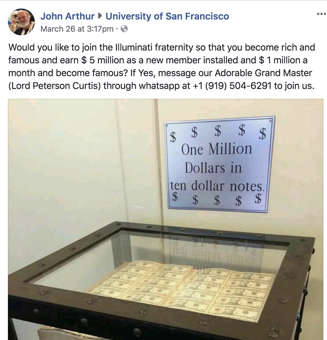 NikkiRomming's tweet photo. was going through the #usfca facebook and found a weird/funny post #coms490s18 https://t.co/hBKbjhtYzI