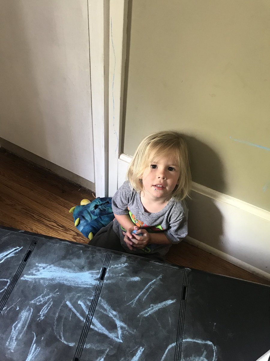 NickyCrawford's tweet photo. My son drawing on the walls. Izzy: Halin, you know you are going to get in trouble right. Halin: yes, I know that.. me: Walk in and see face... Halin, why did you draw on the wall. Halin:ohhhhhhhh... we needed a submarine. 🤦‍♀️ https://t.co/VH93qqyUhh