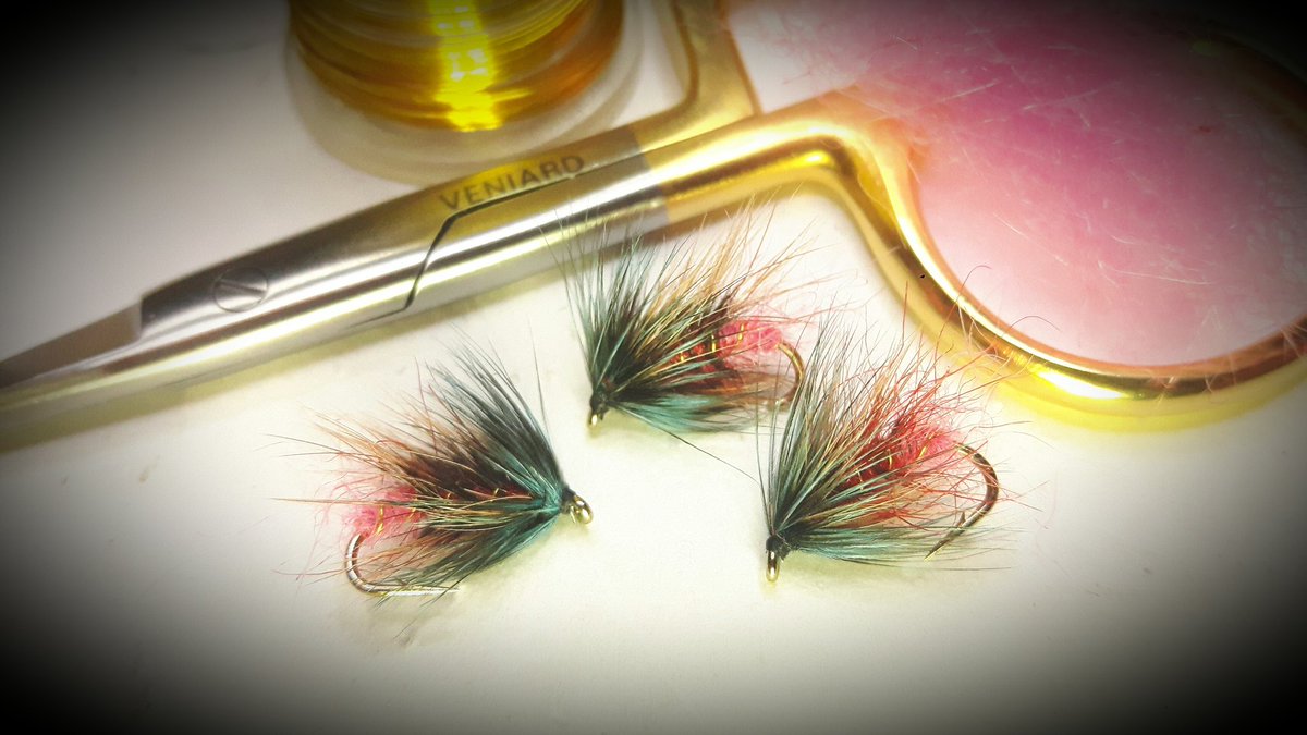 One to use, one to lose and one to give away. I won't get to give this one a swim on #LoughMask this year, but it out performed the rest on a sticky day last year. #flyfishing #flytying