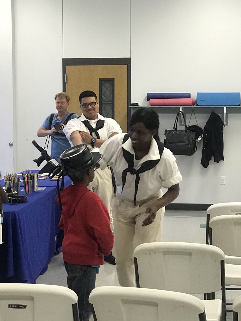 We are so lucky to be visited by some of our brave US Sailors! #GoNavy, #NavyWeekWaco, #NavyWeek