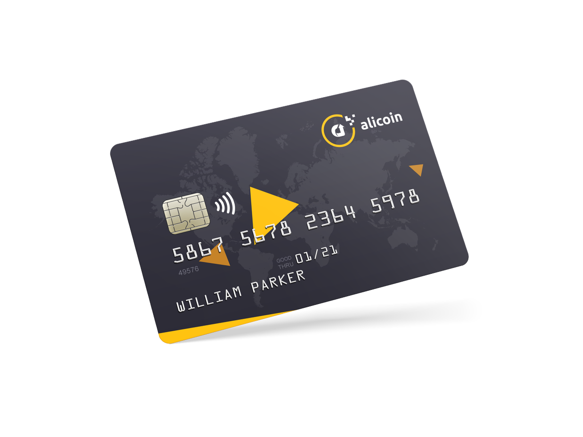 AlicoinCash's tweet photo. The debit card of @AlicoinCash works on the principal of the ordinary debit card, but the funds will be withdrawn not from a bank account. Your cryptocurrency wallet will be used instead. What are the advantages of our cards? Read more on - https://t.co/9S6R59WQLC https://t.co/TXsT8A9DQK