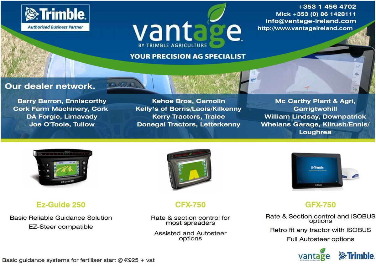 facebook.com/events/1849255… We will be <a href="/FTMTA_/">FTMTA</a>  #GrassandMuck2018 on May 17 showcasing all <a href="/Trimble_Ag/">Trimble</a> products. Retweet this to be in the draw for 2 free tickets.