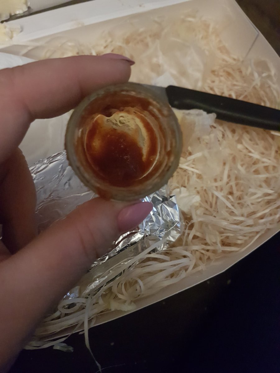 BeckyDurnin's tweet photo. @lidl_ireland what is this and how can I get more? Sincerely, someone 4lbs heavier than when I opened that tiny jar in the cheeses Easter box. https://t.co/vddkKVoUeG