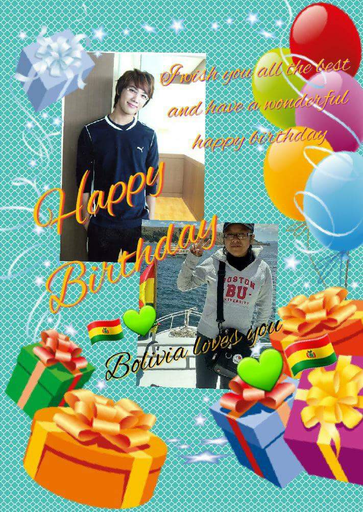  Happy Birthday Dear PARK JUNG MIN I wish you all the best   