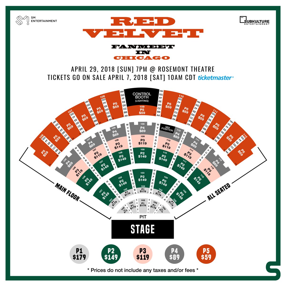 Rosemont Theater Chicago Seating Chart