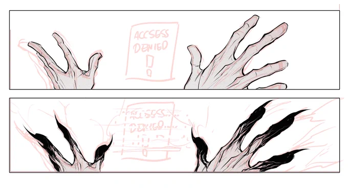 We don't need the light
We'll live on the dark side
#wip #radiuscomic2 