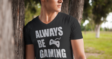 teeconic's tweet image. Every real #gamer knows their ABGs... Always Be #Gaming! Check it out -&amp;gt; amazon.com/Teeconic-Alway…

#gamersrule
@ShoutGamers @ShoutRTs @BlazedRTs 

🎮🎮🎮