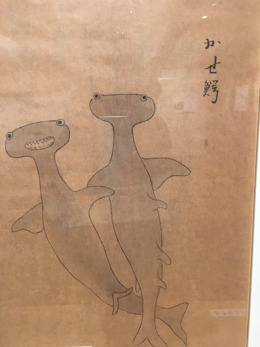 江戸時代に書かれたシュモクザメの絵がかわいい 江戸のゆるキャラ史料が続々提供される ポケモン 今と変わらないセンス Togetter