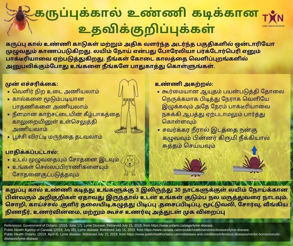 TamilHealthNet's tweet image. Learn how you can protect yourself against ticks this summer 
#ticks #lymedisease