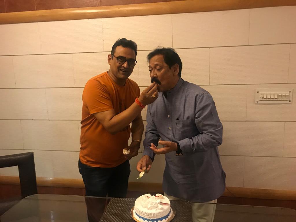 Happy birthday   to Chetan chauhan ji . Celebrating in jaipur 