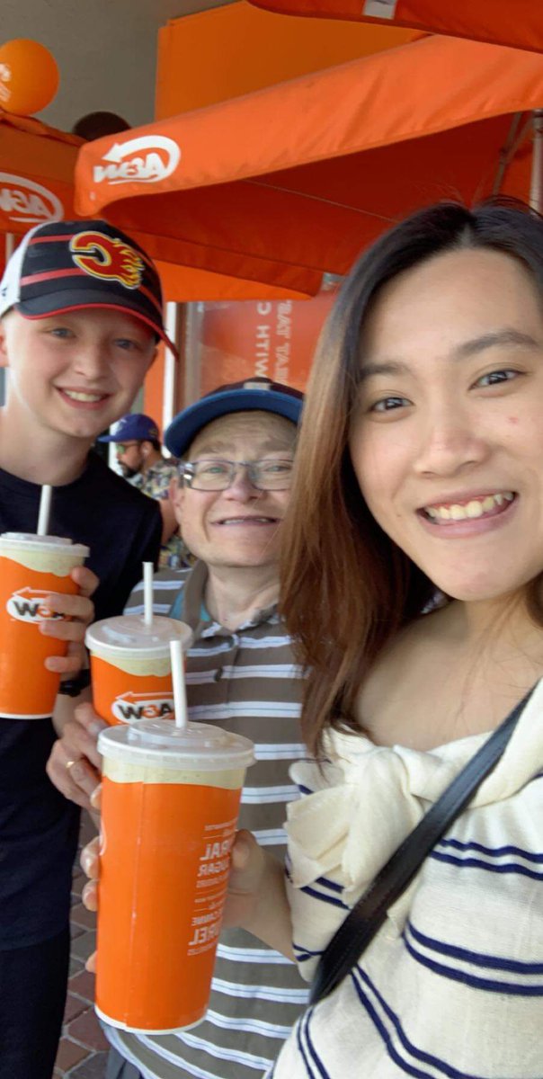 DrSteveIbbotson's tweet photo. Enjoyed free @AWCanada Root  Beer with two today in #Vancouver. #FreeRootBeerDay https://t.co/dmhNJu28S9